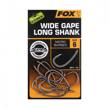 FOX Edges Armapoint Super Wide Gape Long Shank Size 4