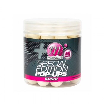 Mainline Baits Special Edition Pop Ups Sushi White 15mm