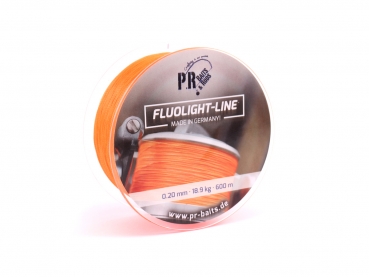 P.R. Baits & Rods Fluolight-Line Orange - 0,20mm / 600m