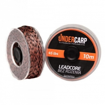 Undercarp Leadcore ohne Kern - 45lb/10m Brown