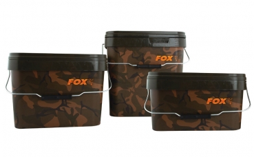 Fox Camo Square Bucket Futtereimer 10L.