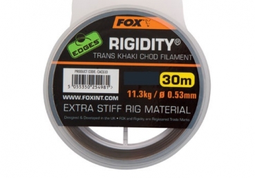 Fox Rigidity Trans Khaki Chod Filament - 30lb/30m