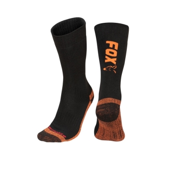 Fox Black/Orange Thermolite long sock 10-13 (Eu 44-47)