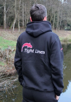 Ehmanns fishing - Black Zipped Hoodies XL