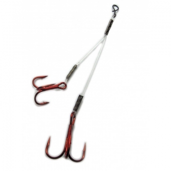 Behr NLC Clip Doppel Stinger Hard Mono mit Clip 10cm/15kg - Haken 1