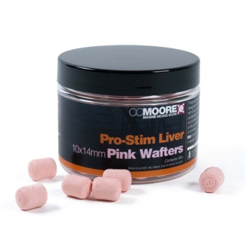 CC Moore Pro-Stim Liver Pink Dumbell Wafter 10x14mm - 65St.