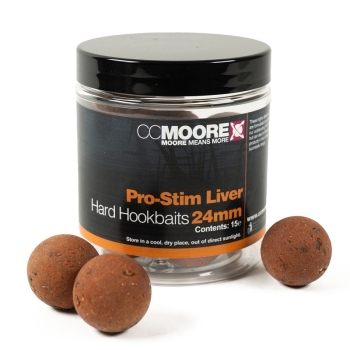 CCMoore Hard Hookbaits Pro-Stim Liver - 24mm 15St.