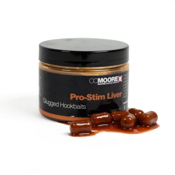 CCMoore Pro-Stim Liver Glugged Hookbaits - 15/18 mm - 35St.