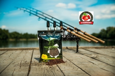 Carp Old School Fertig Mix Hanf/Raps 1 kg - Strawberry