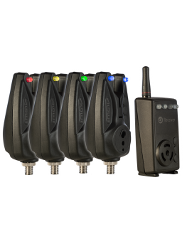 Preview: Carp Sounder AGEone Funksystem 4+1 Set im Transportkoffer