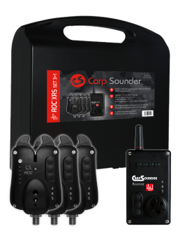 Carp Sounder ROC XRS ACC 3+1 Set im Transportkoffer