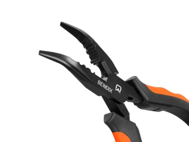 Preview: Delphin BENDIX Multifunktionszange mit der gebogenen Spitze 16cm