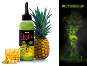 Delphin Fluo Dip SNAX Liquix 100ml Mais-Ananas