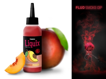 Delphin Fluo Dip SNAX Liquix 100ml Mango-Pfirsich