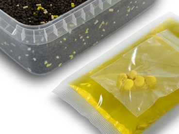 Preview: Delphin Method Feeder Pellet box Reaxe READY&GO - Mais-Ananas