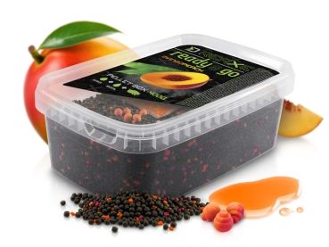 Delphin Method Feeder Pellet box Reaxe READY&GO - Mango-Pfirsich