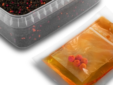 Preview: Delphin Method Feeder Pellet box Reaxe READY&GO - Mango-Pfirsich