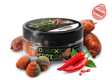 Delphin Wafters D-SNAX SHELL Köder 12mm 30g Frankfurter Wurst-Chili