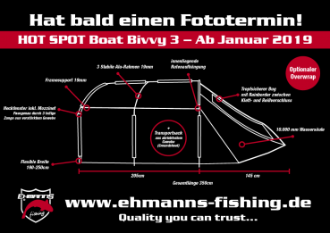 Ehmanns HOT SPOT Boat Bivvy 3 Ehmanns HOT SPOT Boat Bivvy 3