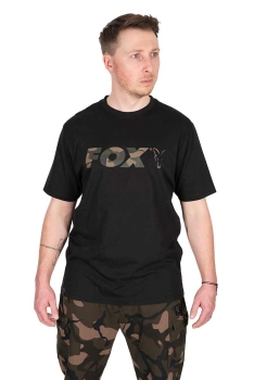 Fox Black/Camo Logo T-Shirt L