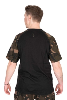 Fox Black/Camo Outline T-Shirt XL
