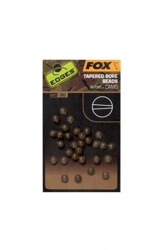 Fox Edges Camo Tapered Bore Beads 4 mm