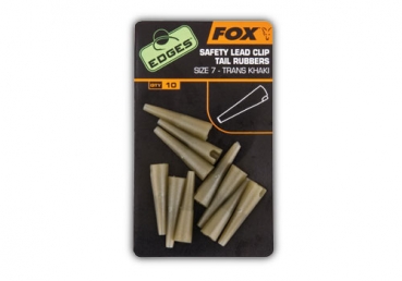 Fox Edges Safety Lead Clip Tail Rubbers Size 7