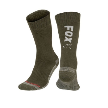 Fox Green/Silver Thermolite long sock 6 - 9 (Eu 40-43)