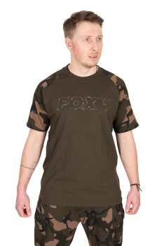 Fox Khaki/Camo Outline T-Shirt XXL