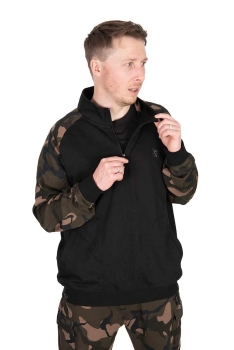 Fox LW Black/Camo QTR Zip XXL