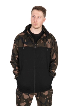Fox LW Black/Camo Split Zip Hoody XXL