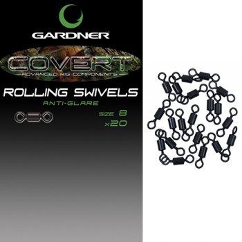 Gardner Covert Rolling Swivels - size 8