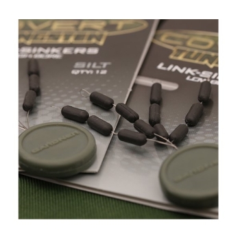 Preview: Gardner Covert Tungsten Link-Sinkers Low Bore  - Silt