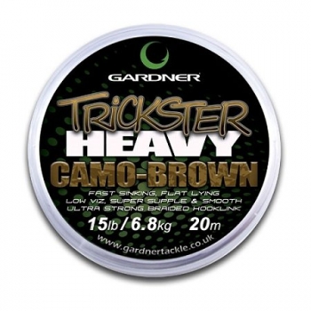 Gardner Trickster Heavy Camo-Brown 25lb 20m