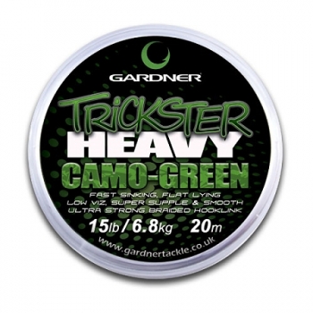 Gardner Trickster Heavy Camo-Green 20lb 20m