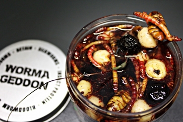 Preview: My-Baits Hi-Natural Black n White Tigers Wormageddon 150ml
