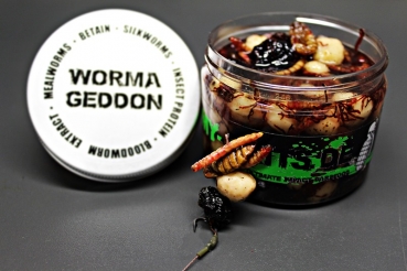 Preview: My-Baits Hi-Natural Black n White Tigers Wormageddon 150ml