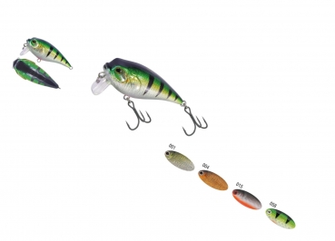 Kamatsu Wobler Vibra Shallow Crank 5,5cm Color 058