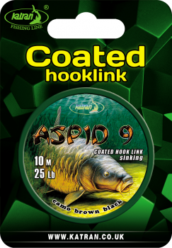 Katran Coated braided hook links ASPID 9 25Lb 10m