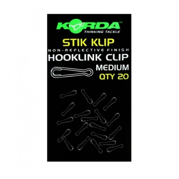 Korda Stik Klip Hooklink Clip Medium 20pcs