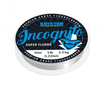 Kryston Incognito Flurocarbon Hooklink - 5lb x 20m Clear