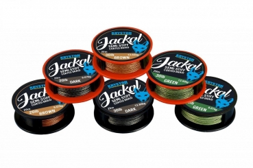 Kryston Jackal Semi-Stiff Coated Braid - 30lb x 20m  Dark Silt