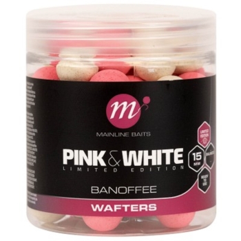 Mainline Baits Fluro Pink & White Wafters Banoffee 15 mm