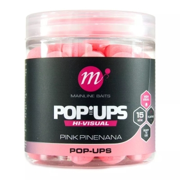 Mainline Baits Hig Visual Pop Ups 15 mm Pink Pinenana
