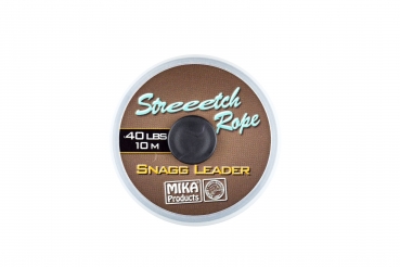Mika Streeetch Rope Snagg Leader 40 lbs - 10 m