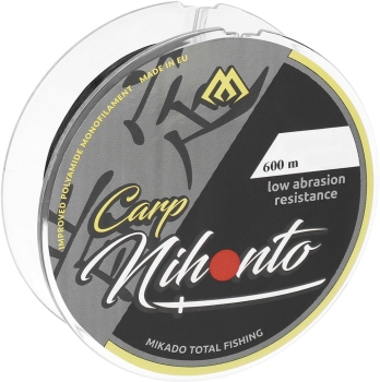 Mikado Nihonto Carp Black Monofile - 0.26mm/8.50kg/600m