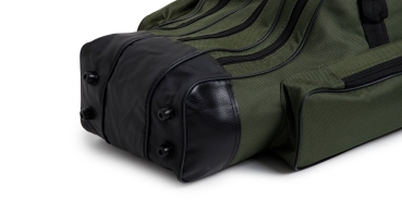 Preview: Mikado Rutenfutteral 3 Fächer Grün 150cm Versteift