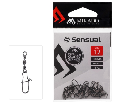 Mikado Tönnchenwirbel mit Fastlock Snap Gr.10 - 10 Stück