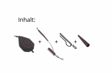 Preview: Poseidon Angelsport Multi Lead Action Pack Lead Clip System Brown 170g/ 6oz