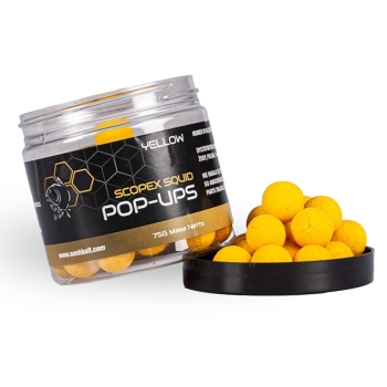 Nash Bait Scopex Squid Yellow Pop Ups - 15mm 75g